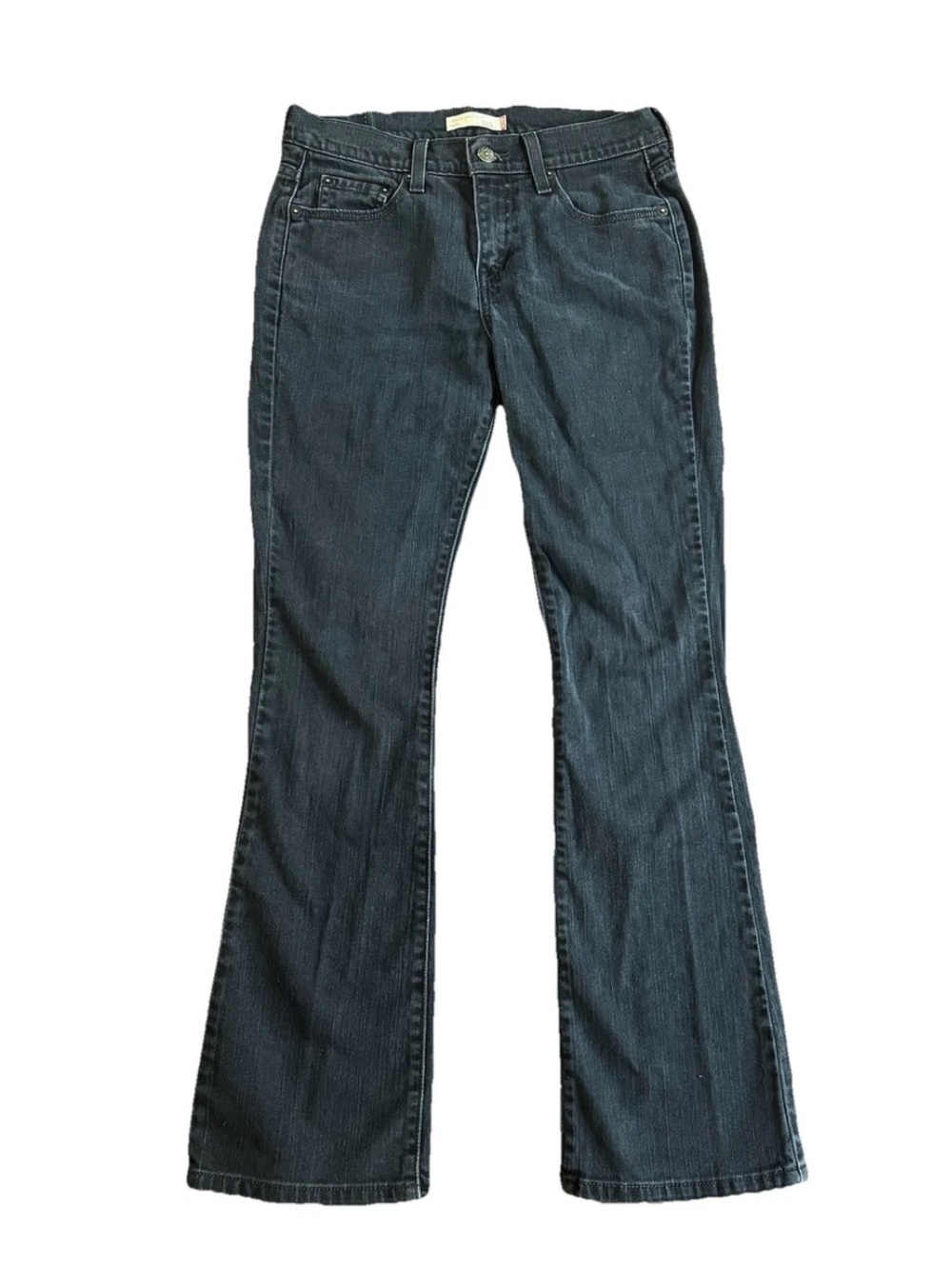 Levis Jeans Slight Curve Classic Boot Cut Womens Size 4M Dark Wash Denim